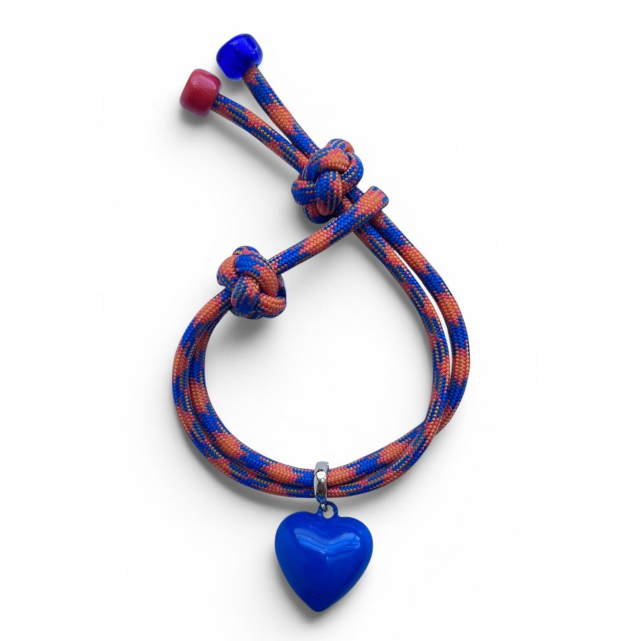 ๐ True Blue Fan Bracelet W/ Heart Charm